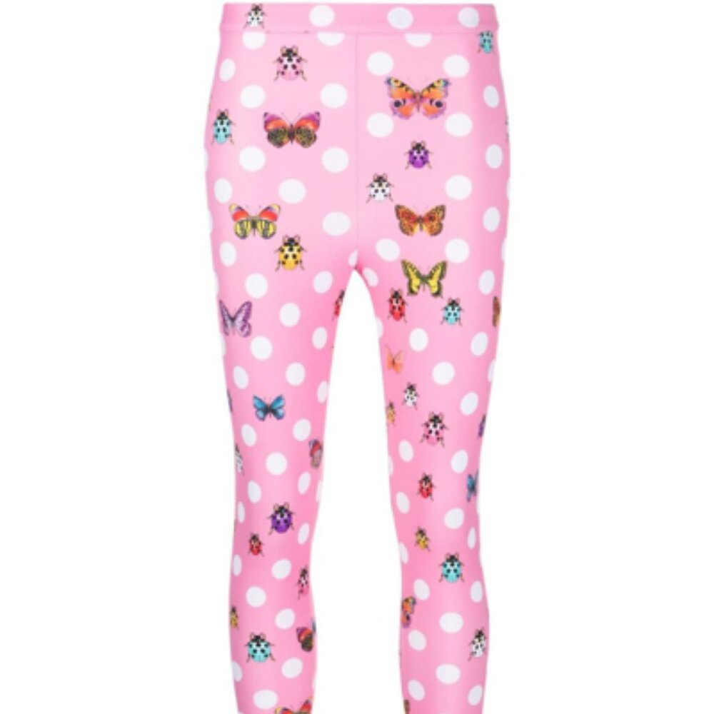 NEW! Limited Versace x Dua Lipa Butterfly Leggings - size 38 - Picture 3 of 4